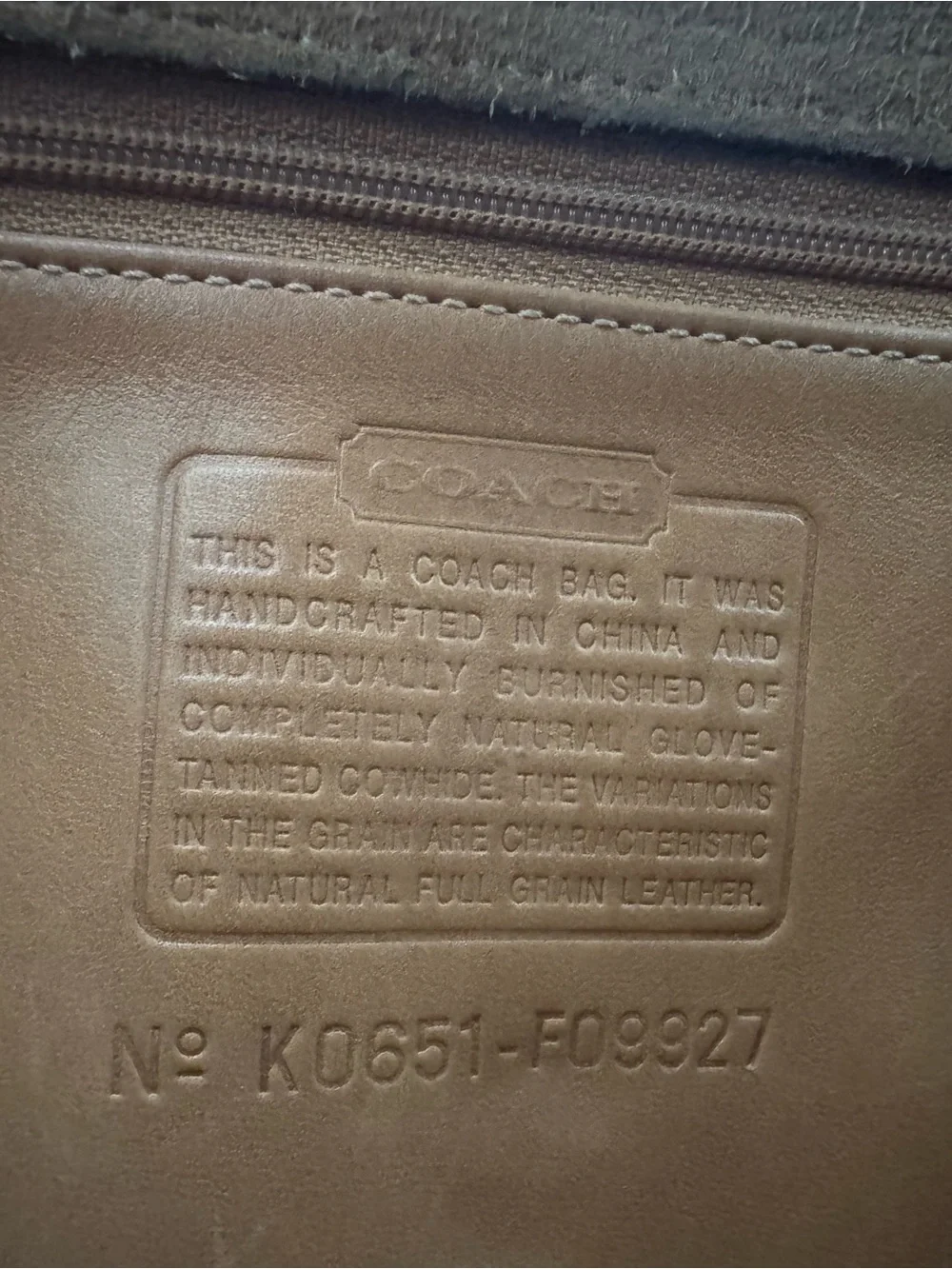 ‼️SOLD‼️ Vintage Coach Willis British Tan Leather Shoulder Crossbody Satchel Bag - Picture 14 of 17